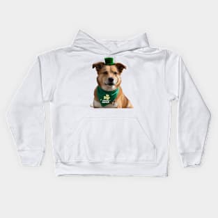 I woof you a Happy St. Patrick's Day! Kids Hoodie